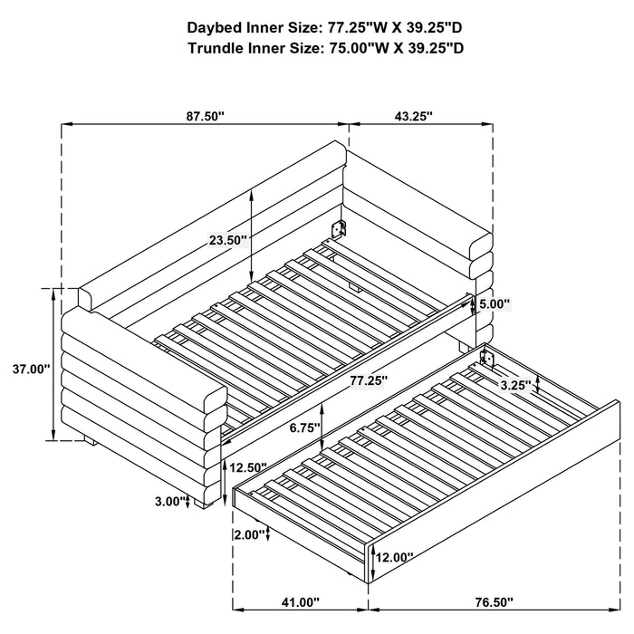 Patricia Daybed with Trundle