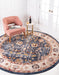 Unique Loom Utopia Collection Area Rug - Antheia