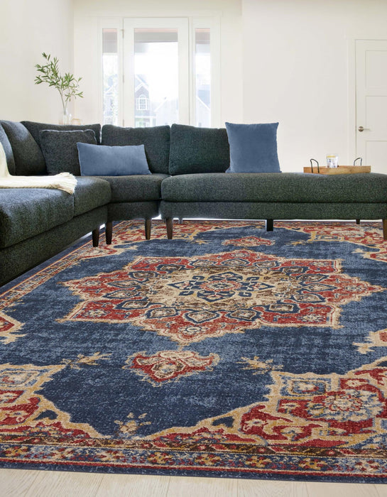 Unique Loom Utopia Collection Area Rug - Helios