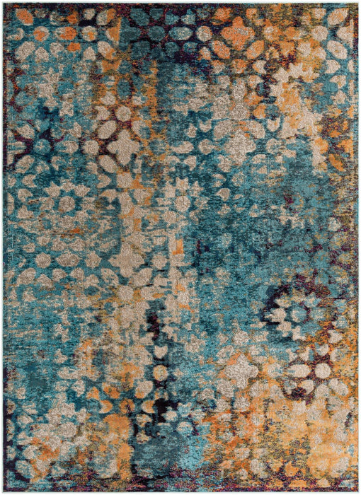 Unique Loom Vita Collection Area Rug - Pollock