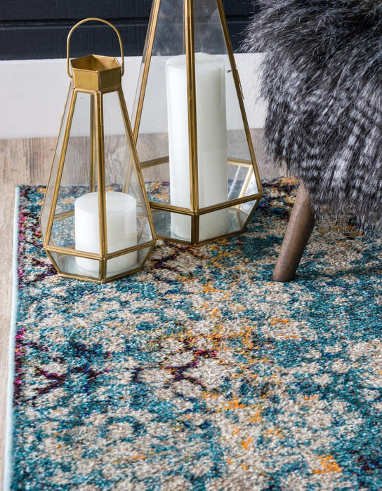 Unique Loom Vita Collection Area Rug - Pollock