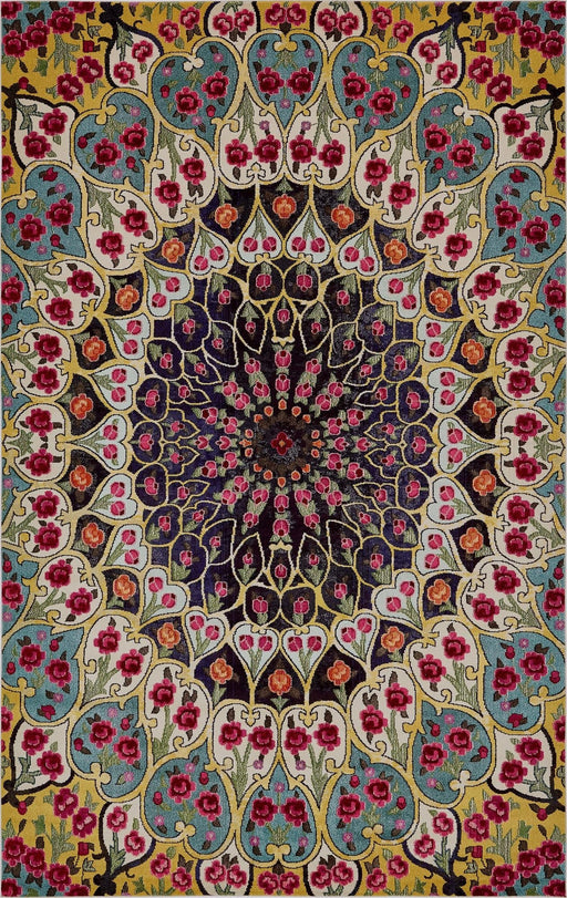 Unique Loom Vita Collection Area Rug - O' Keefe