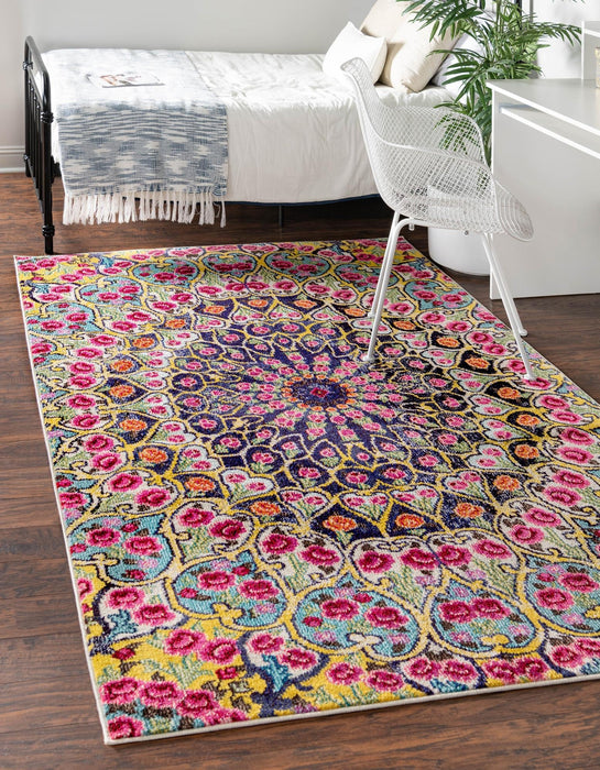 Unique Loom Vita Collection Area Rug - O' Keefe