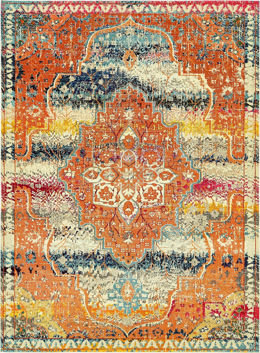 Unique Loom Vita Collection Area Rug - Monet