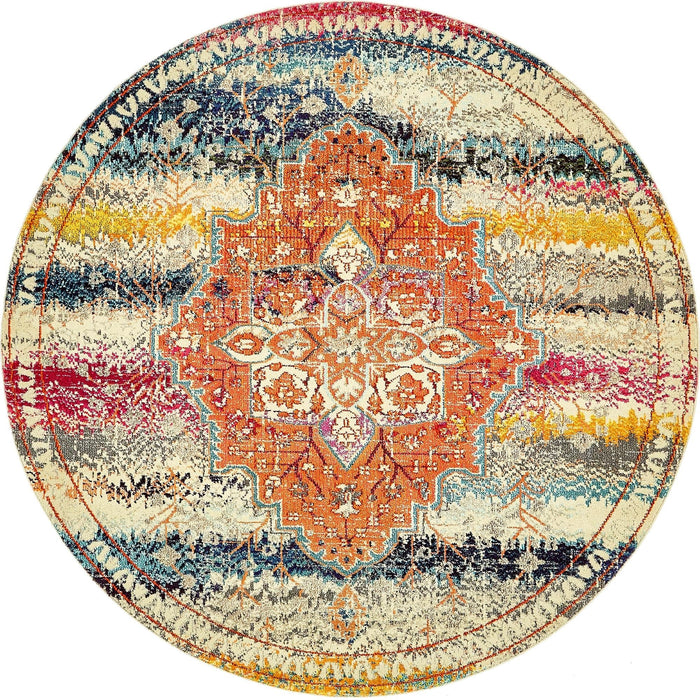 Unique Loom Vita Collection Area Rug - Monet