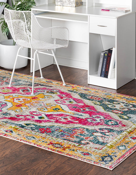 Unique Loom Vita Collection Area Rug - Haring