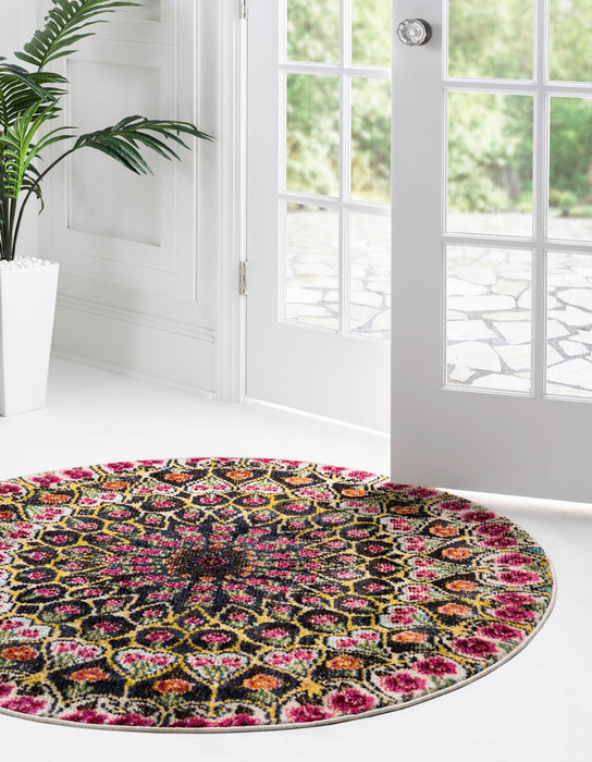 Unique Loom Vita Collection Area Rug - O' Keefe