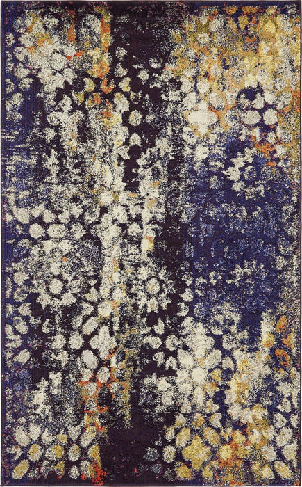 Unique Loom Vita Collection Area Rug - Pollock