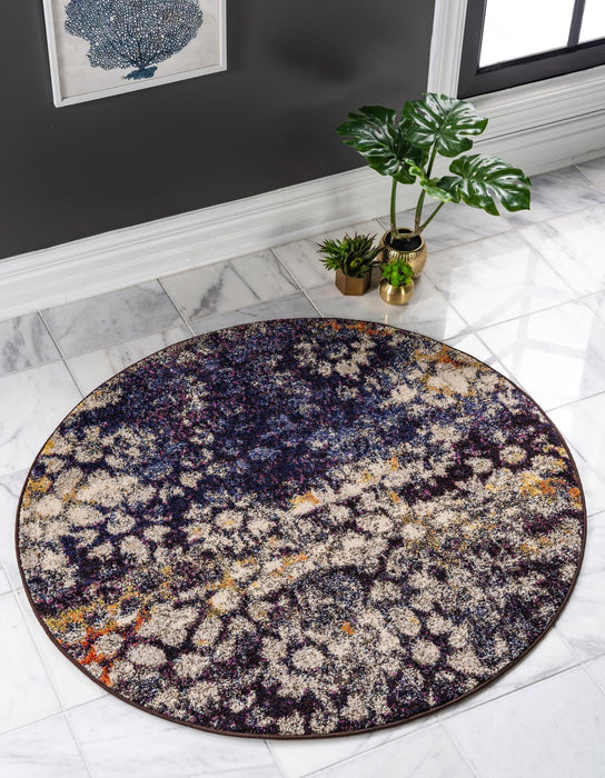 Unique Loom Vita Collection Area Rug - Pollock