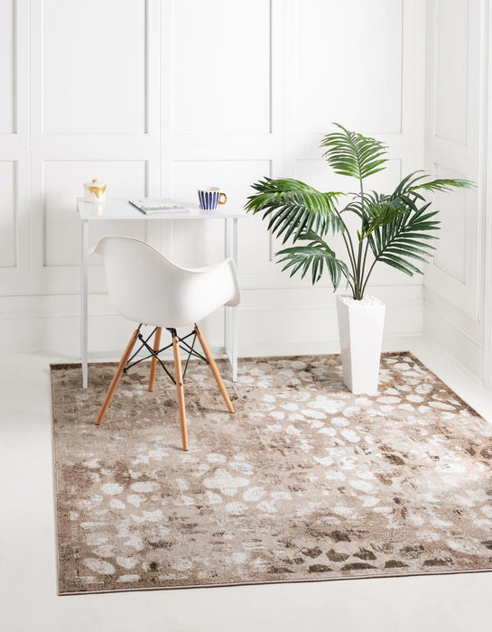 Unique Loom Sofia Collection Area Rug - Larvotto