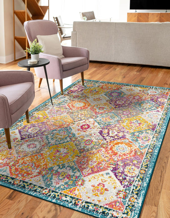 Unique Loom Penrose Collection Area Rug - Blake