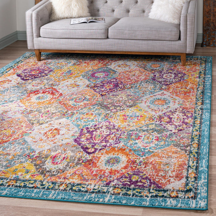 Unique Loom Penrose Collection Area Rug - Blake