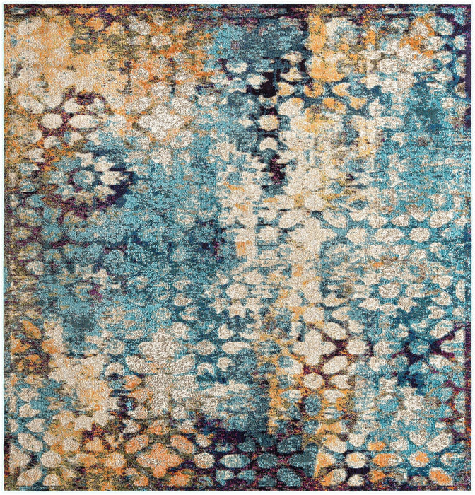 Unique Loom Vita Collection Area Rug - Pollock