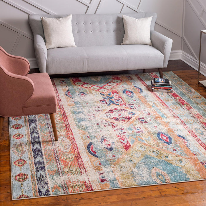Unique Loom Sedona Collection Area Rug - Yellowstone