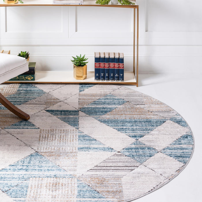 Unique Loom Leipzig Collection Area Rug - Wagner