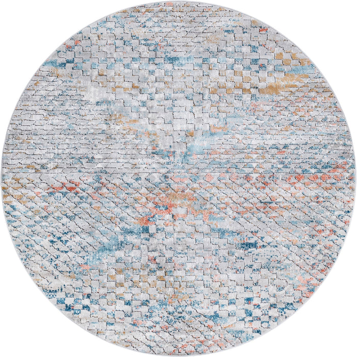 Unique Loom Leipzig Collection Area Rug - Grunderzeit