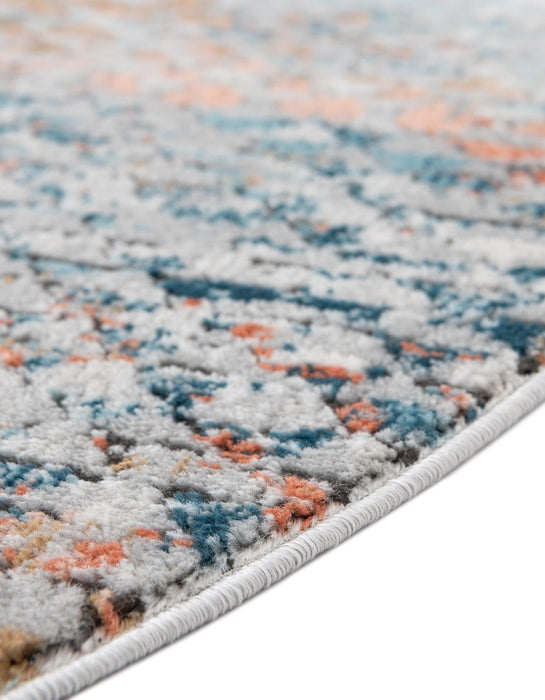 Unique Loom Leipzig Collection Area Rug - Grunderzeit