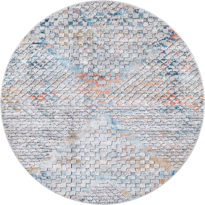 Unique Loom Leipzig Collection Area Rug - Grunderzeit