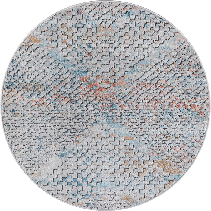 Unique Loom Leipzig Collection Area Rug - Grunderzeit