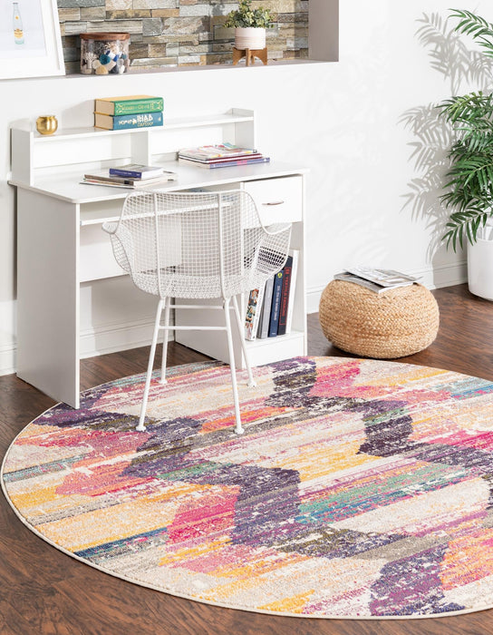 Unique Loom Vivid Collection Area Rug - Surat