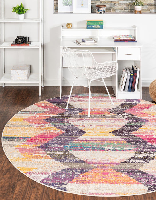 Unique Loom Vivid Collection Area Rug - Surat
