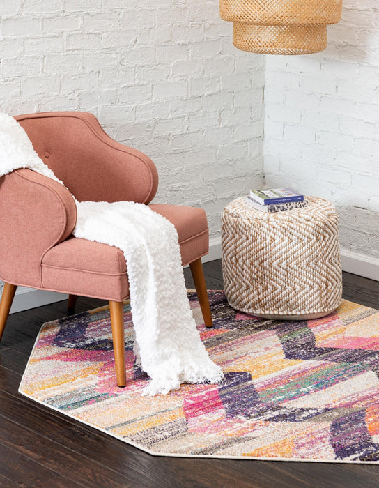 Unique Loom Vivid Collection Area Rug - Surat