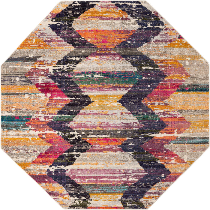 Unique Loom Vivid Collection Area Rug - Surat