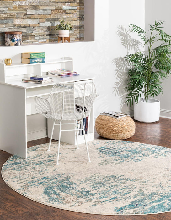 Unique Loom Vivid Collection Area Rug - Mumbai