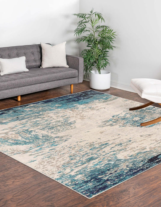 Unique Loom Vivid Collection Area Rug - Mumbai