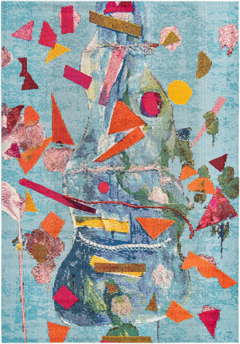 Unique Loom Vivid Collection Area Rug - Lucknow