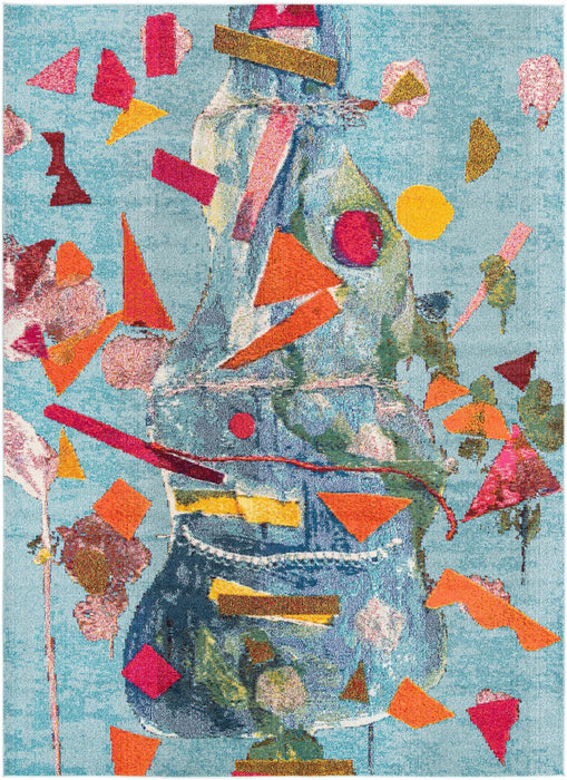 Unique Loom Vivid Collection Area Rug - Lucknow