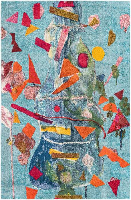 Unique Loom Vivid Collection Area Rug - Lucknow