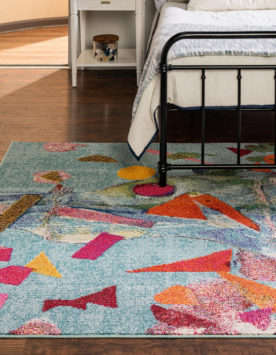 Unique Loom Vivid Collection Area Rug - Lucknow