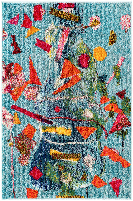 Unique Loom Vivid Collection Area Rug - Lucknow