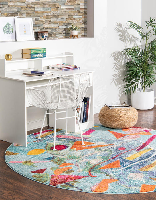 Unique Loom Vivid Collection Area Rug - Lucknow