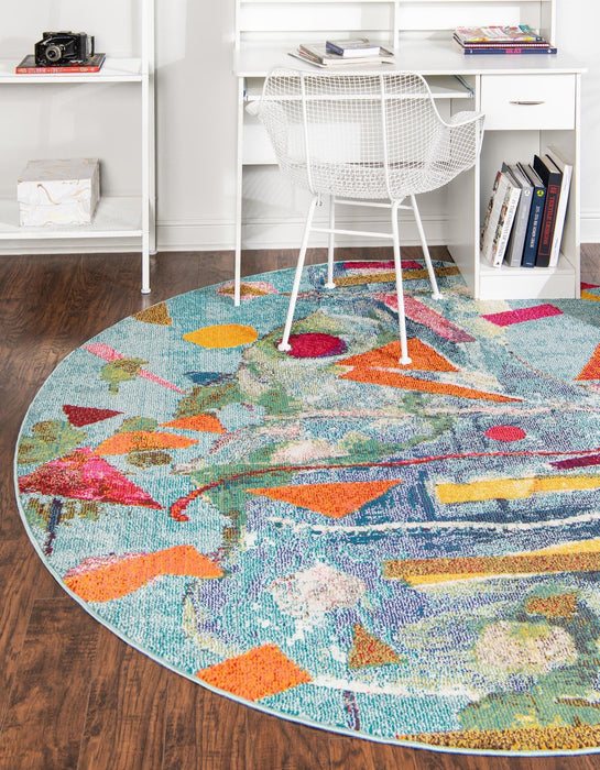 Unique Loom Vivid Collection Area Rug - Lucknow