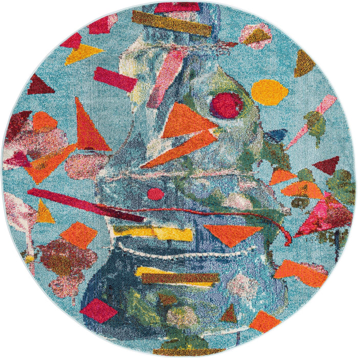 Unique Loom Vivid Collection Area Rug - Lucknow