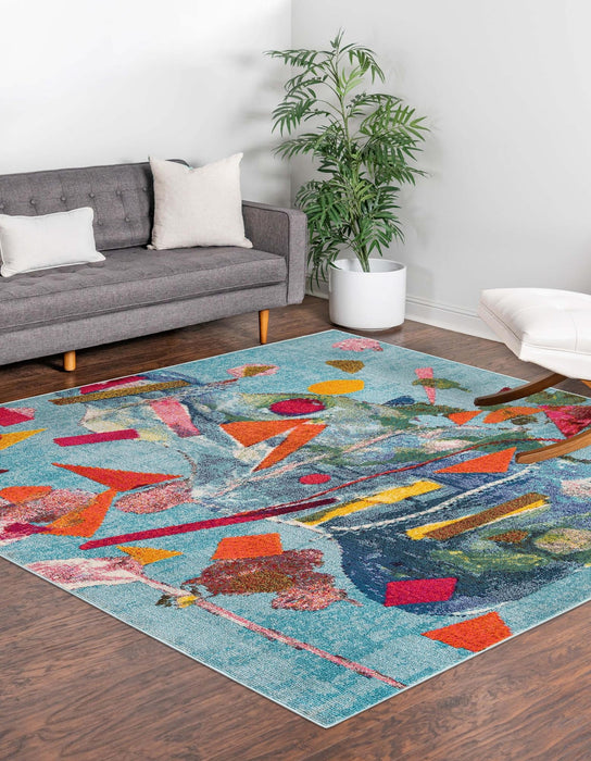 Unique Loom Vivid Collection Area Rug - Lucknow