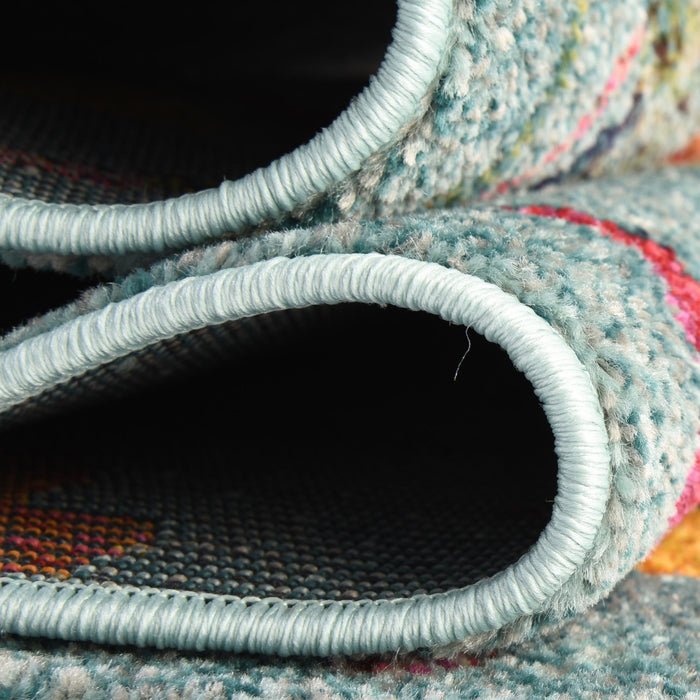 Unique Loom Vivid Collection Area Rug - Lucknow