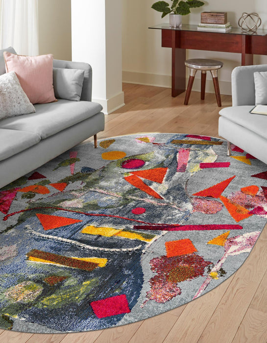 Unique Loom Vivid Collection Area Rug - Lucknow