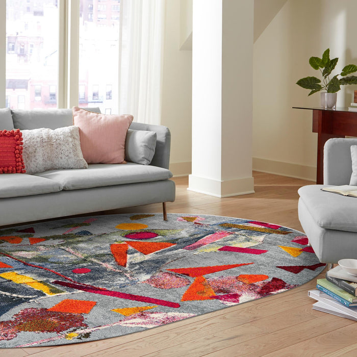 Unique Loom Vivid Collection Area Rug - Lucknow
