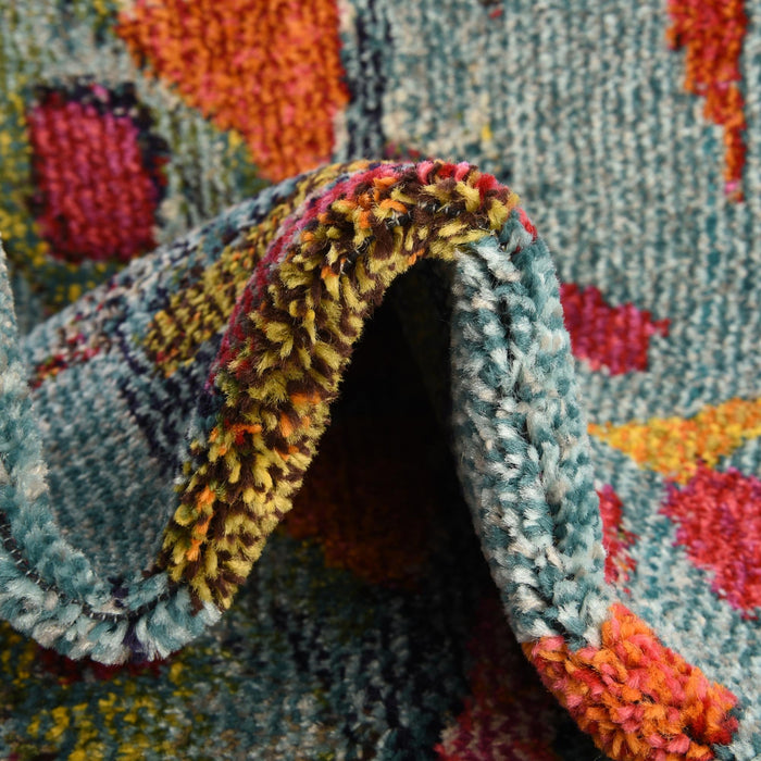 Unique Loom Vivid Collection Area Rug - Lucknow