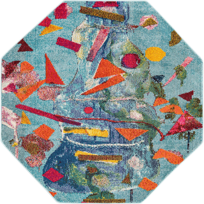 Unique Loom Vivid Collection Area Rug - Lucknow