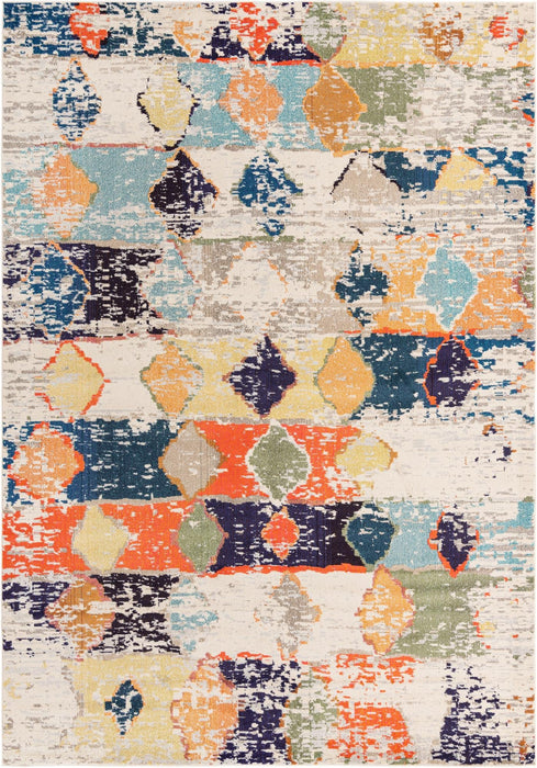 Unique Loom Vivid Collection Area Rug - Chennai