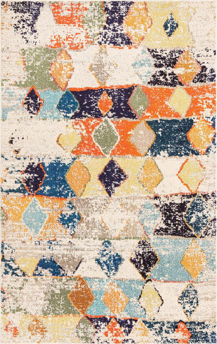 Unique Loom Vivid Collection Area Rug - Chennai