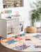 Unique Loom Vivid Collection Area Rug - Chennai