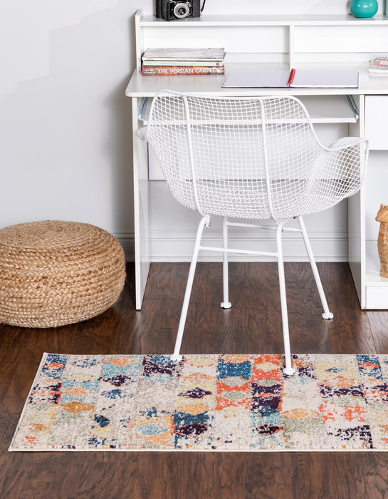 Unique Loom Vivid Collection Area Rug - Chennai