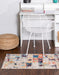 Unique Loom Vivid Collection Area Rug - Chennai