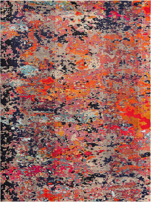 Unique Loom Vivid Collection Area Rug - Ahmedabad