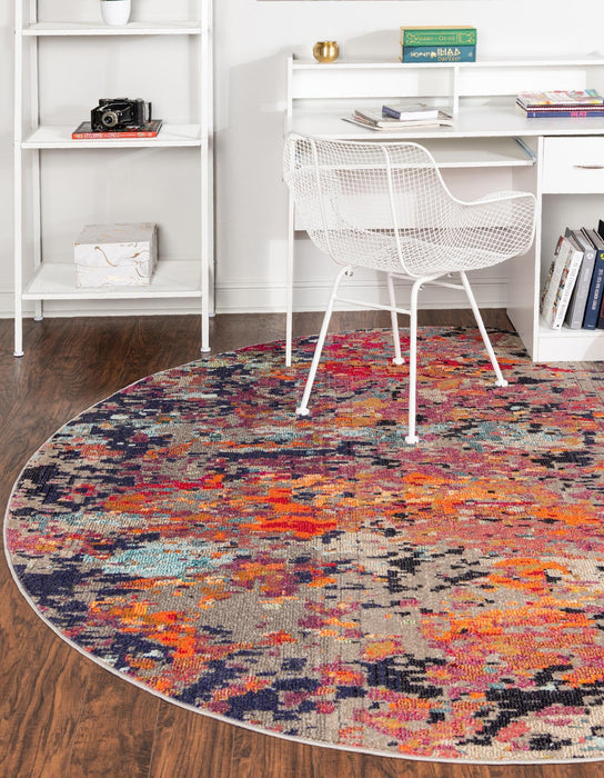 Unique Loom Vivid Collection Area Rug - Ahmedabad
